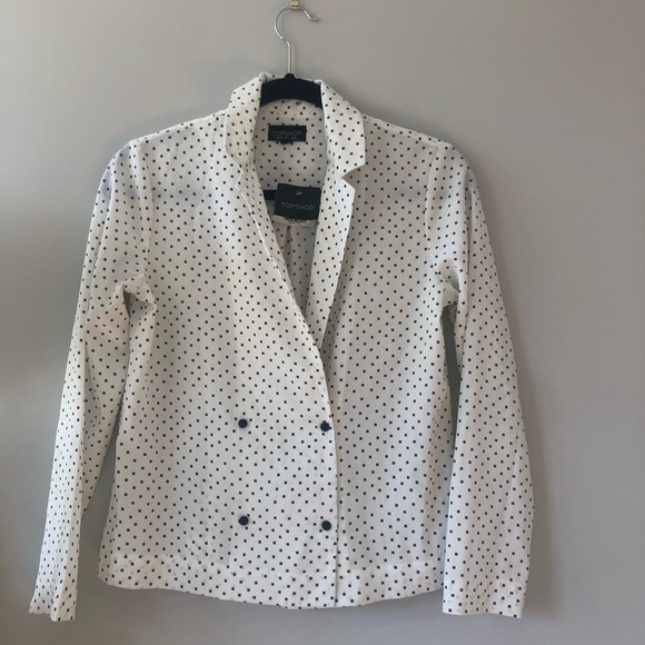 Topshop Double breasted pyjama style shirt. NWT. - Picture 2 of 3